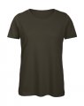 Dames T-shirt Biologisch B&C Inspire TW043 Khaki Green